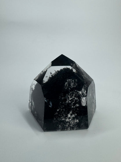 Extrem seltene Phantom Lemurian Spitze (extra klar) 🖤 - 4.3x5cm, 114g