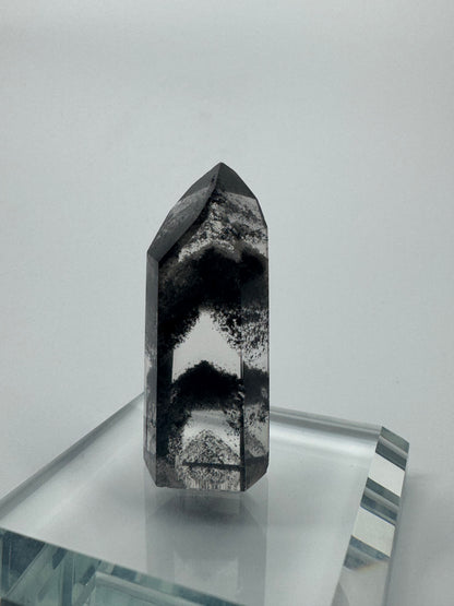 Seltener Phantom Bergkristall /Lemurian (sehr klar) 🖤 - 4.2cm Museumsqualität