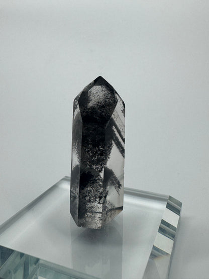 Seltener Phantom Bergkristall /Lemurian (sehr klar) 🖤 - 4.2cm Museumsqualität