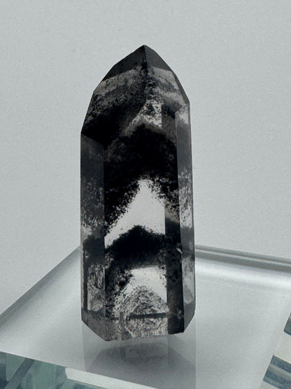 Seltener Phantom Bergkristall /Lemurian (sehr klar) 🖤 - 4.2cm Museumsqualität