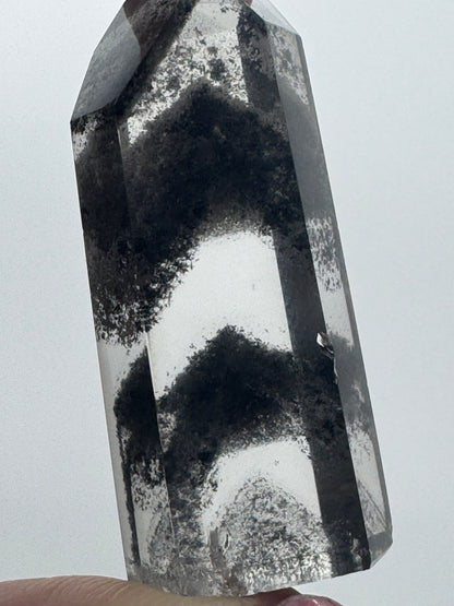 Seltener Phantom Bergkristall /Lemurian (sehr klar) 🖤 - 4.2cm Museumsqualität