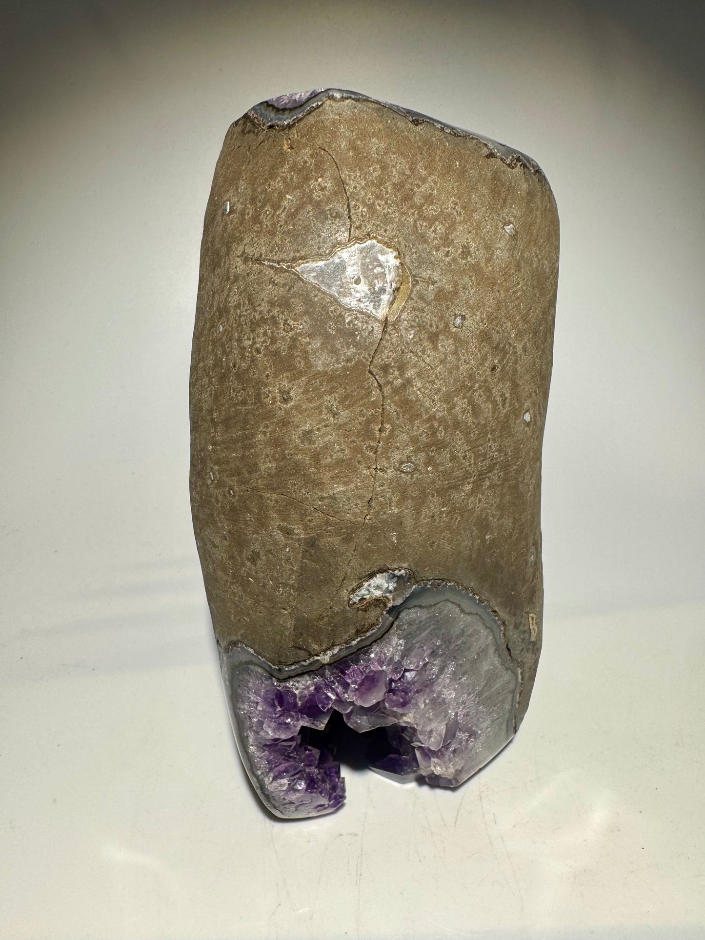 Amethyst Druse/Freeform – 15 cm, 1.88 kg , intensive violette Kristalle, Statement Piece