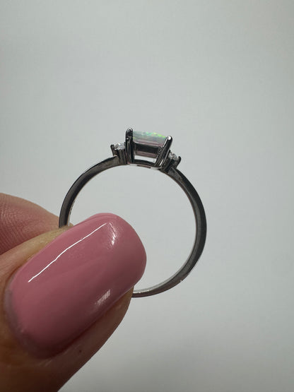 Bezaubernder Opal Ring 💍 925 Silber - Grösse 7/54