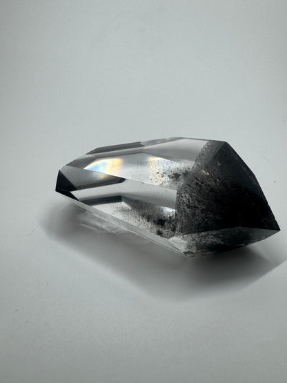 Schwarzer Phantom Kristall Freiform (Lemurian) 🖤 - 7.5cm, 126g Brasilien