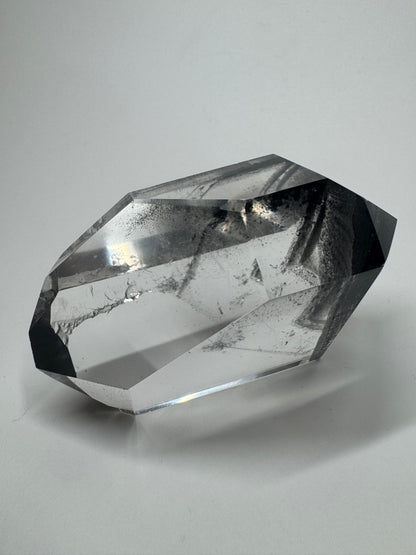 Schwarzer Phantom Kristall Freiform (Lemurian) 🖤 - 7.5cm, 126g Brasilien
