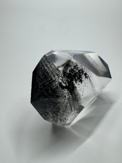 Schwarzer Phantom Kristall Freiform (Lemurian) 🖤 - 7.5cm, 126g Brasilien