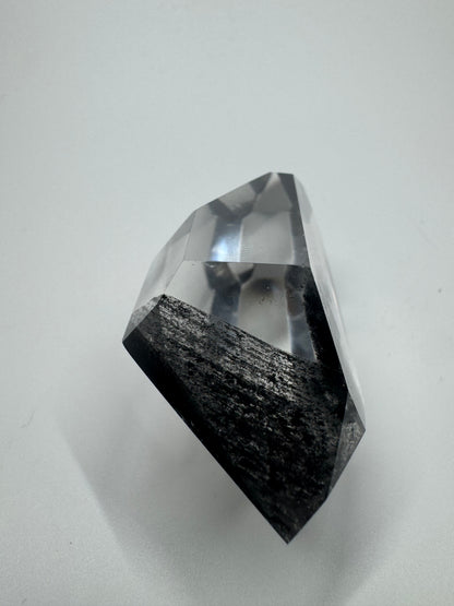 Schwarzer Phantom Kristall Freiform (Lemurian) 🖤 - 7.5cm, 126g Brasilien
