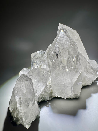 Himalaya Quarz 💎 Kristall mit Chlorit Einschlüssen aus Nepal – 1,43 kg – 18 x 13 x 11,5 cm