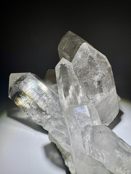 Himalaya Quarz 💎 Kristall mit Chlorit Einschlüssen aus Nepal – 1,43 kg – 18 x 13 x 11,5 cm