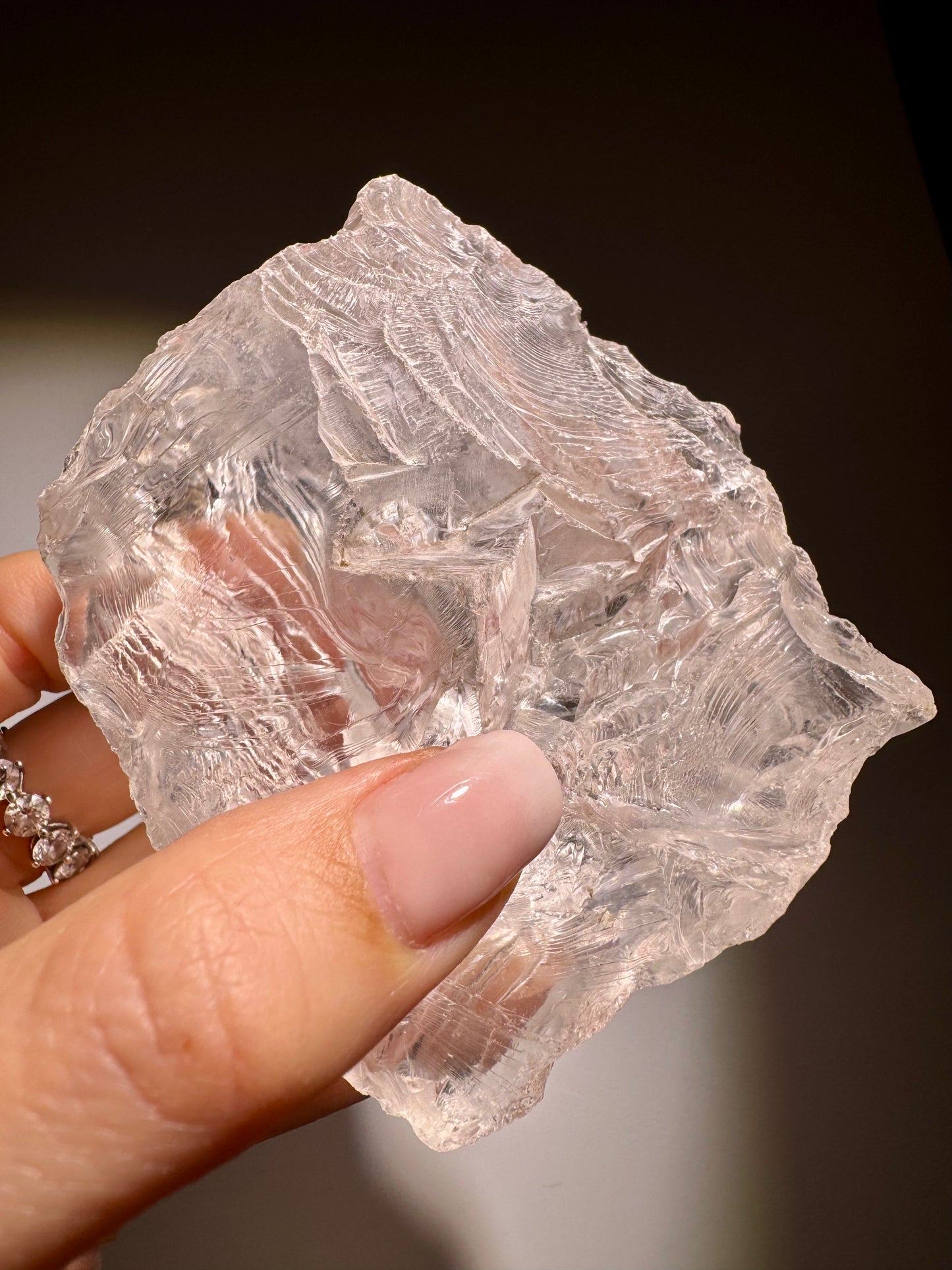 Azeztulite Kristall 7,5×6 cm, 311 g - Meditation, Energiearbeit & spirituelle Praxis