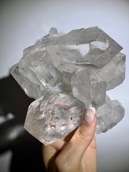 Himalaya Quarz 💎 Kristall mit Chlorit Einschlüssen aus Nepal – 1,43 kg – 18 x 13 x 11,5 cm