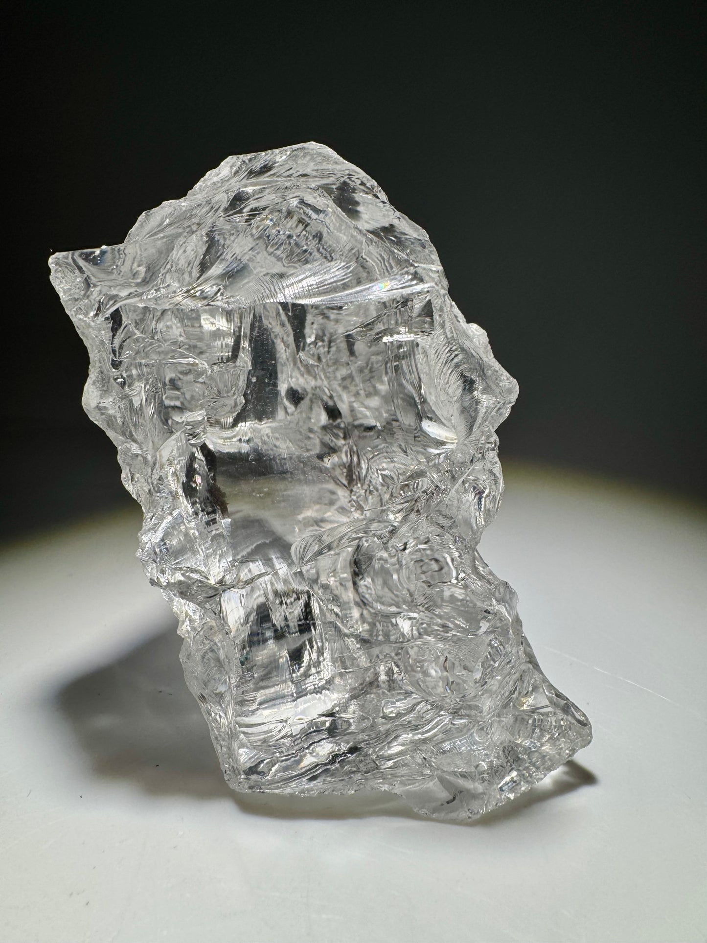 Azeztulite Kristall ca. 6,5×4,5 cm, 228 g – Ultraklar & handverlesen