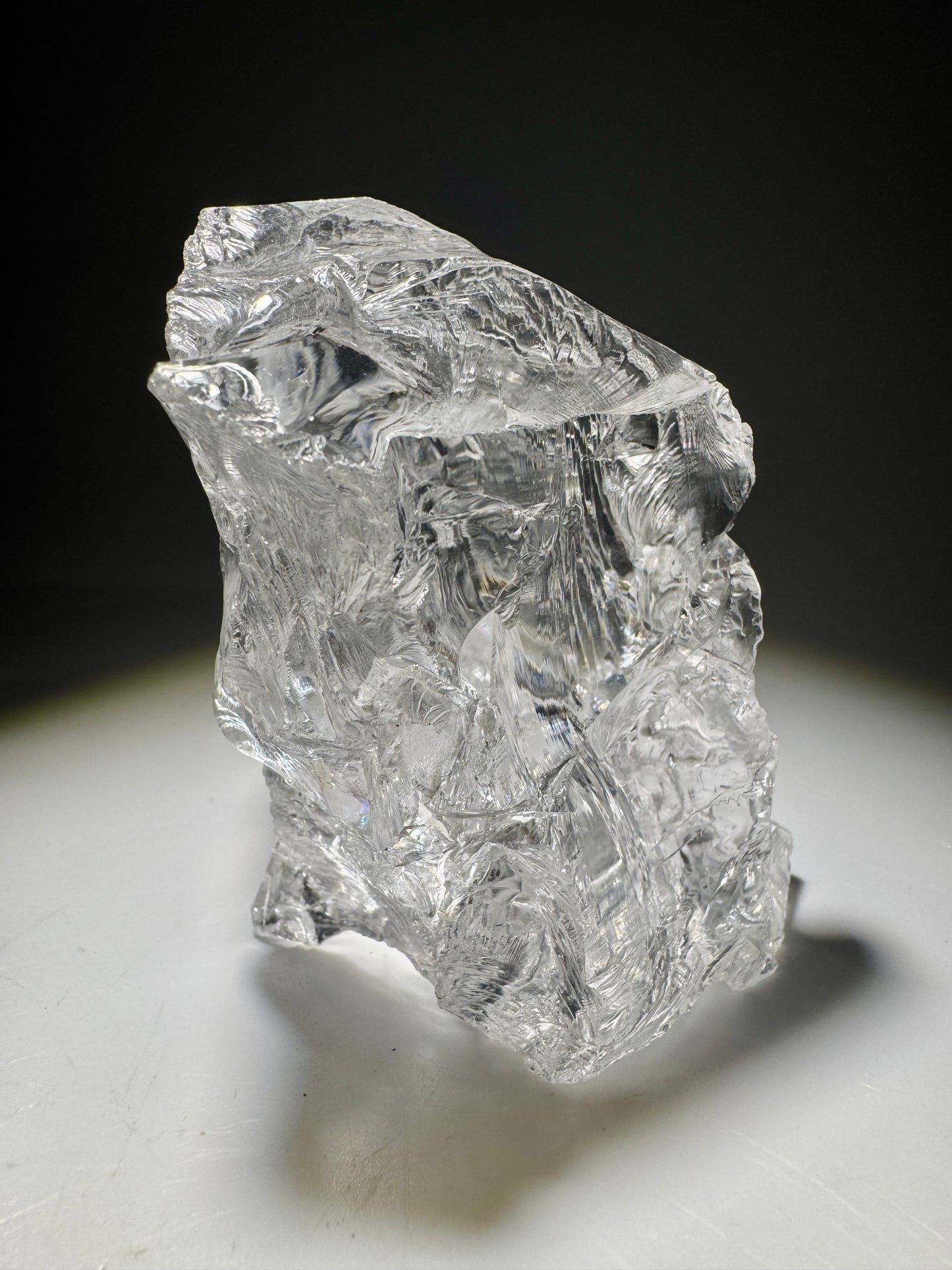Azeztulite Kristall ca. 6,5×4,5 cm, 228 g – Ultraklar & handverlesen