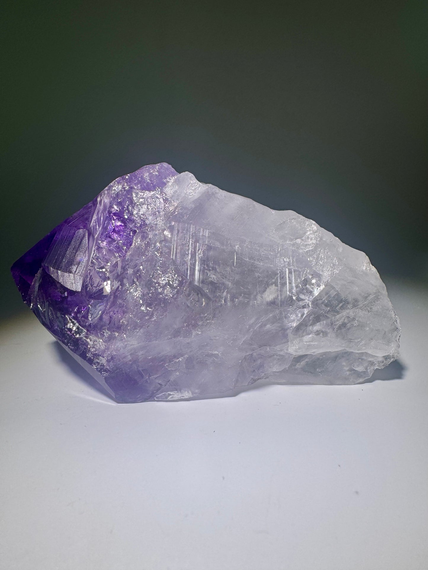 Amethyst Spitze – 11.6 cm Naturspitze aus Brasilien | seltene Amethyst-Zahnspitze