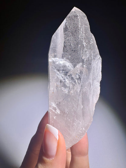 Lemurian Spitze Brasilien ✨ 9.5cm, 137g – Naturbelassene Qualität