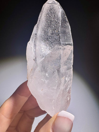 Lemurian Spitze Brasilien ✨ 9.5cm, 137g – Naturbelassene Qualität