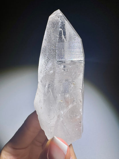 Lemurian Spitze Brasilien ✨ 9.5cm, 137g – Naturbelassene Qualität