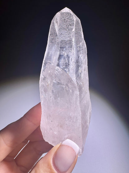 Lemurian Spitze Brasilien ✨ 9.5cm, 137g – Naturbelassene Qualität