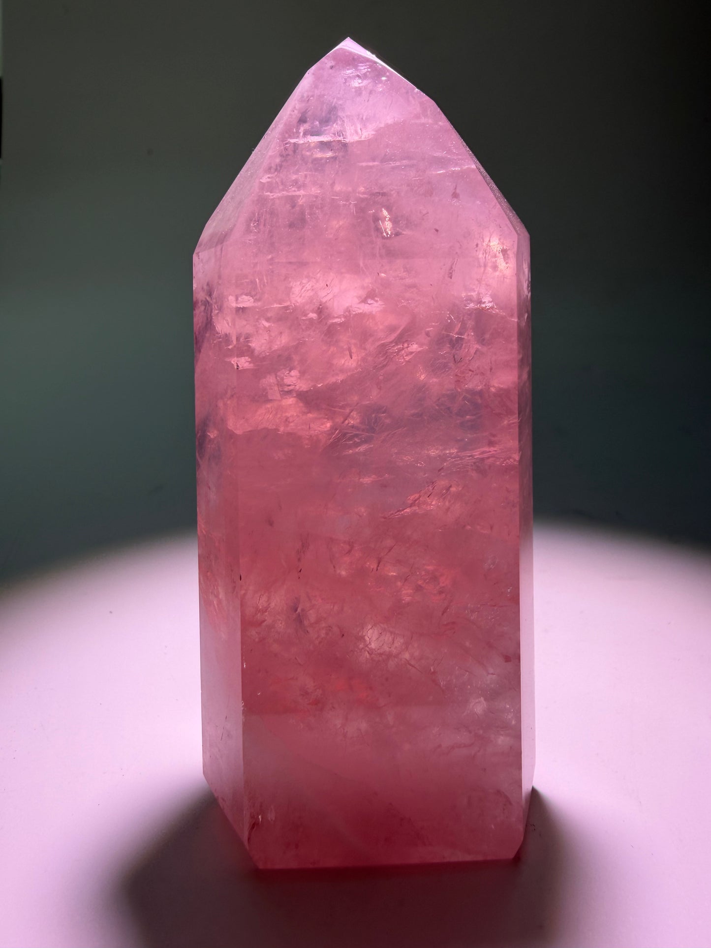 Rosenquarz-Spitzen aus Brasilien – 6 rosa Naturunikate