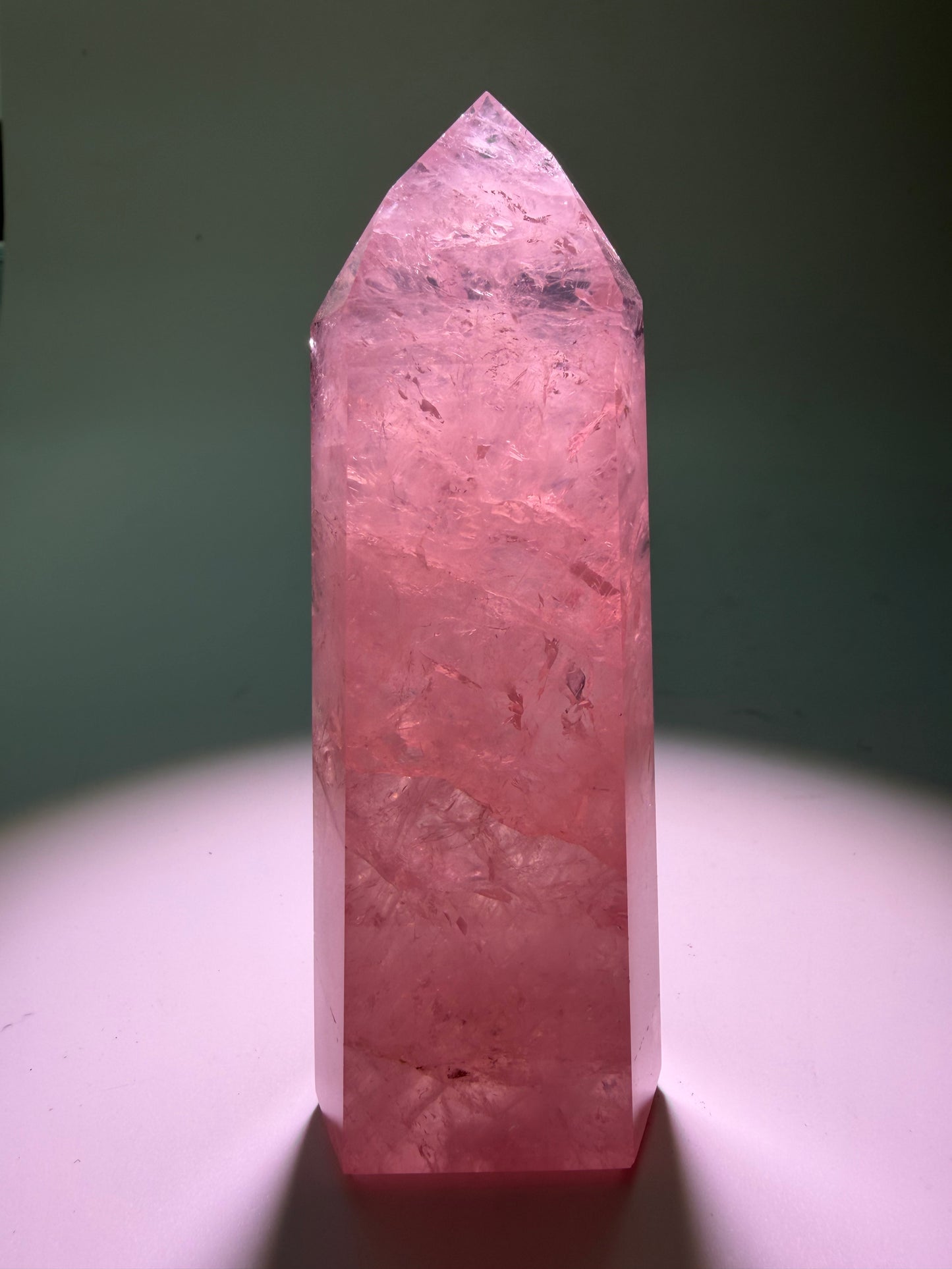 Rosenquarz-Spitzen aus Brasilien – 6 rosa Naturunikate