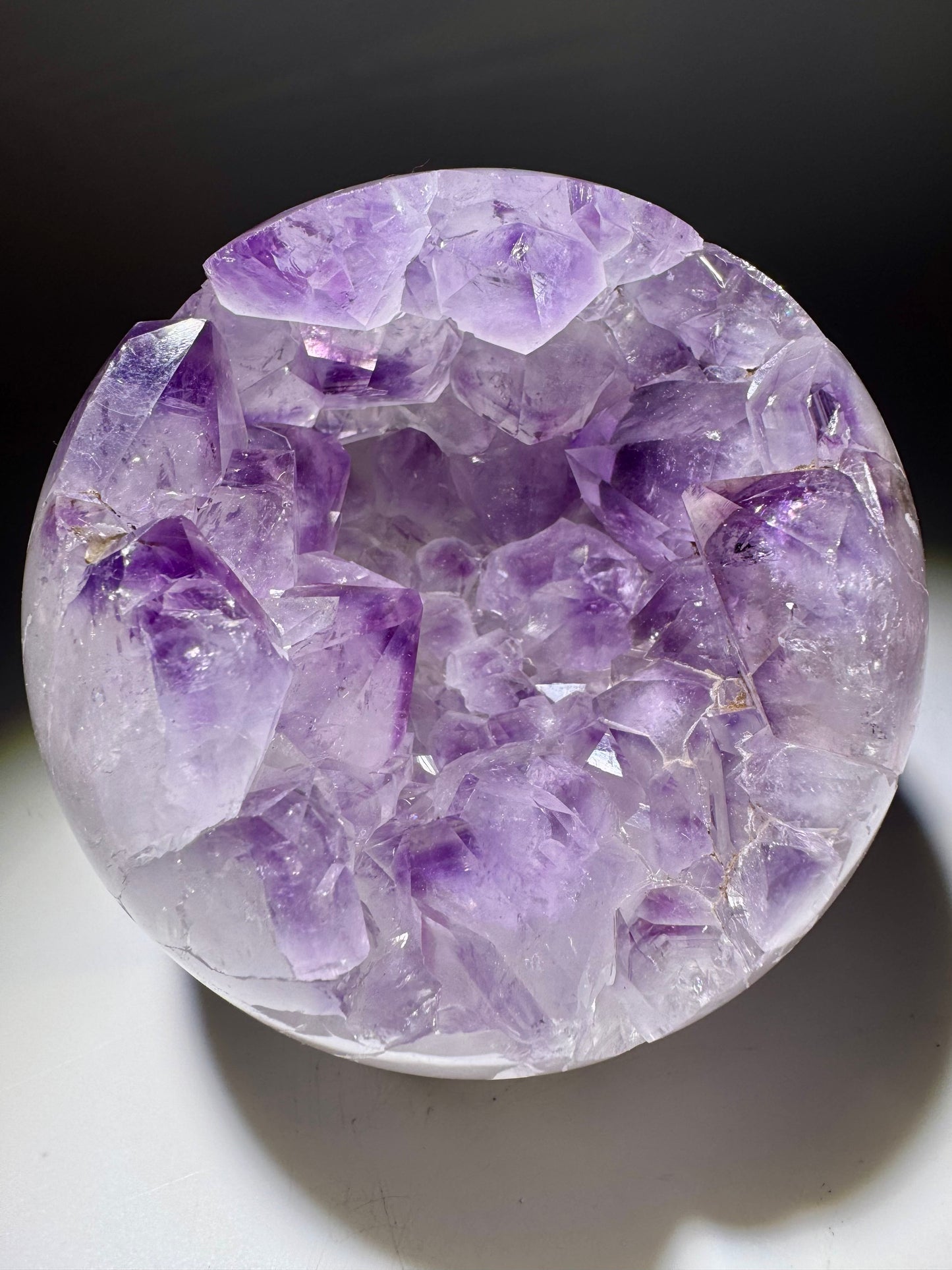 Amethyst Kugel 9,5 cm – 970 g | Zartes Lila & funkelnde Kristalle