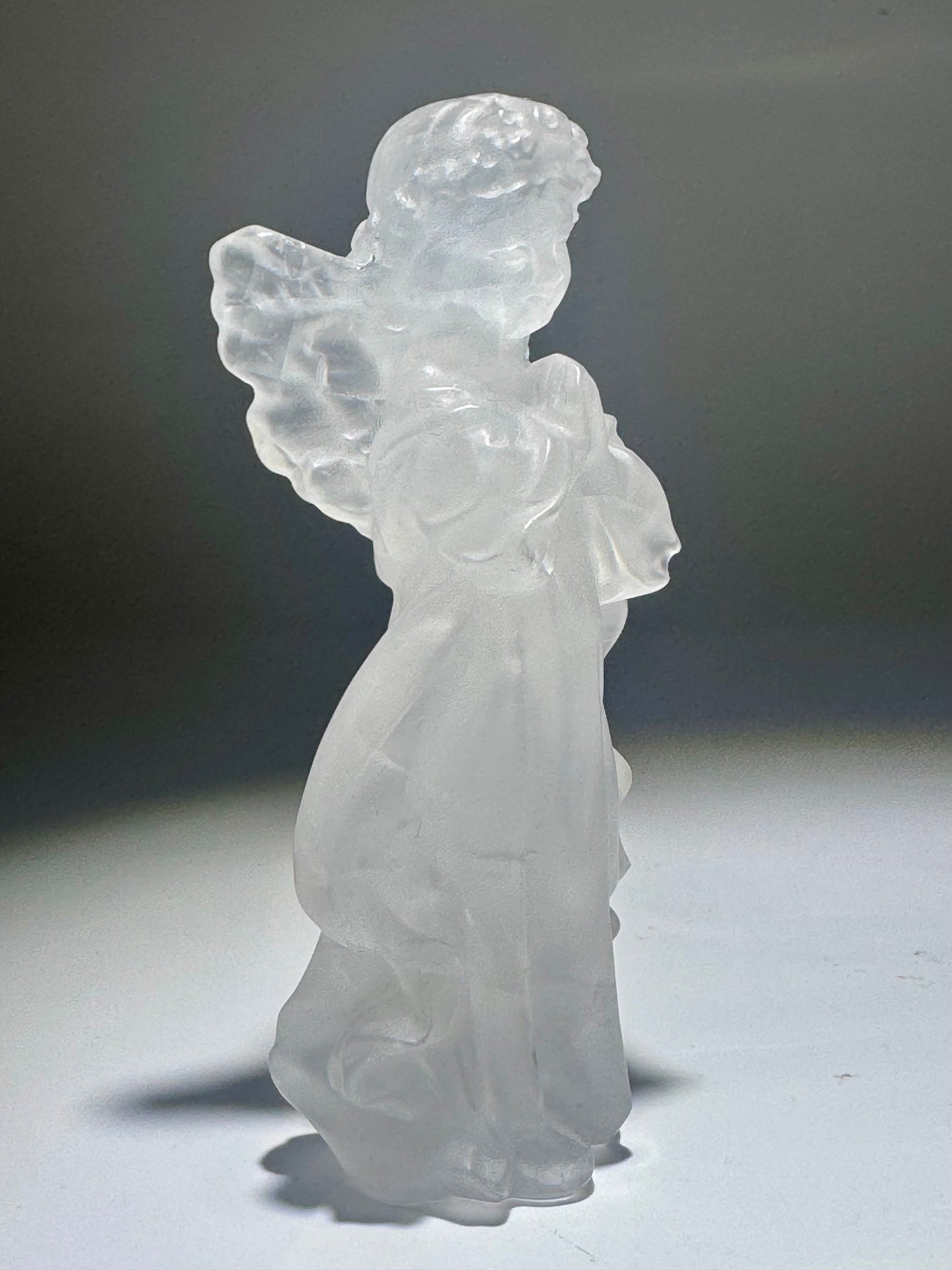 Kristall Edelstein Engel aus Bergkristall Weihnachen kaufen 10cm
