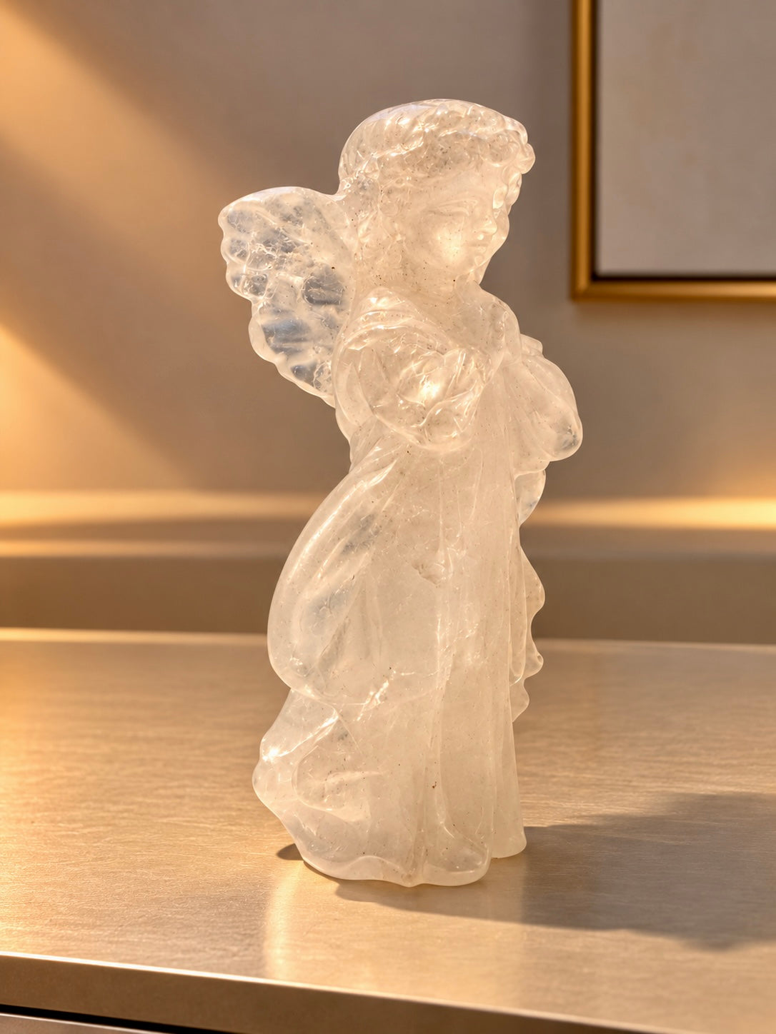 Kristall Engel Bergkristall – 10 cm, ca. 145 g