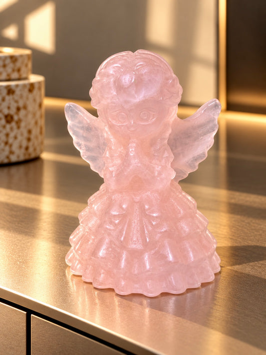 Kristall Engel zu Weihnachten – kleines Geschenk für Schutz & Geborgenheit