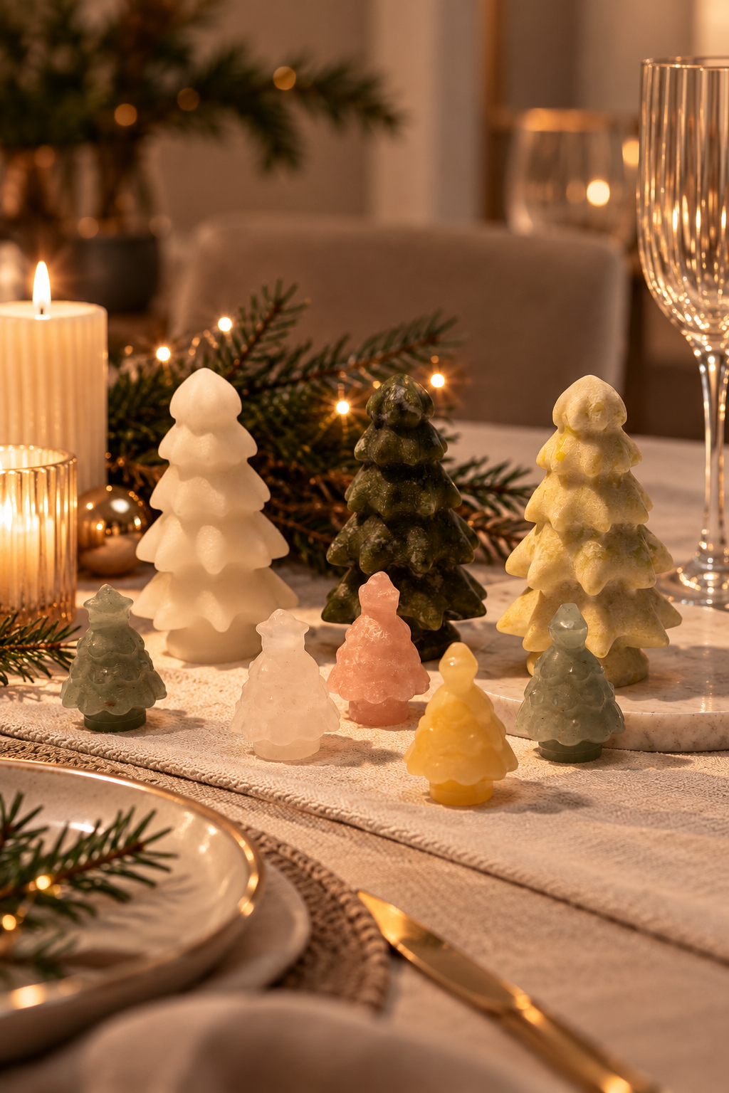 Kristall Tannenbaum für Advent und Weihnachten