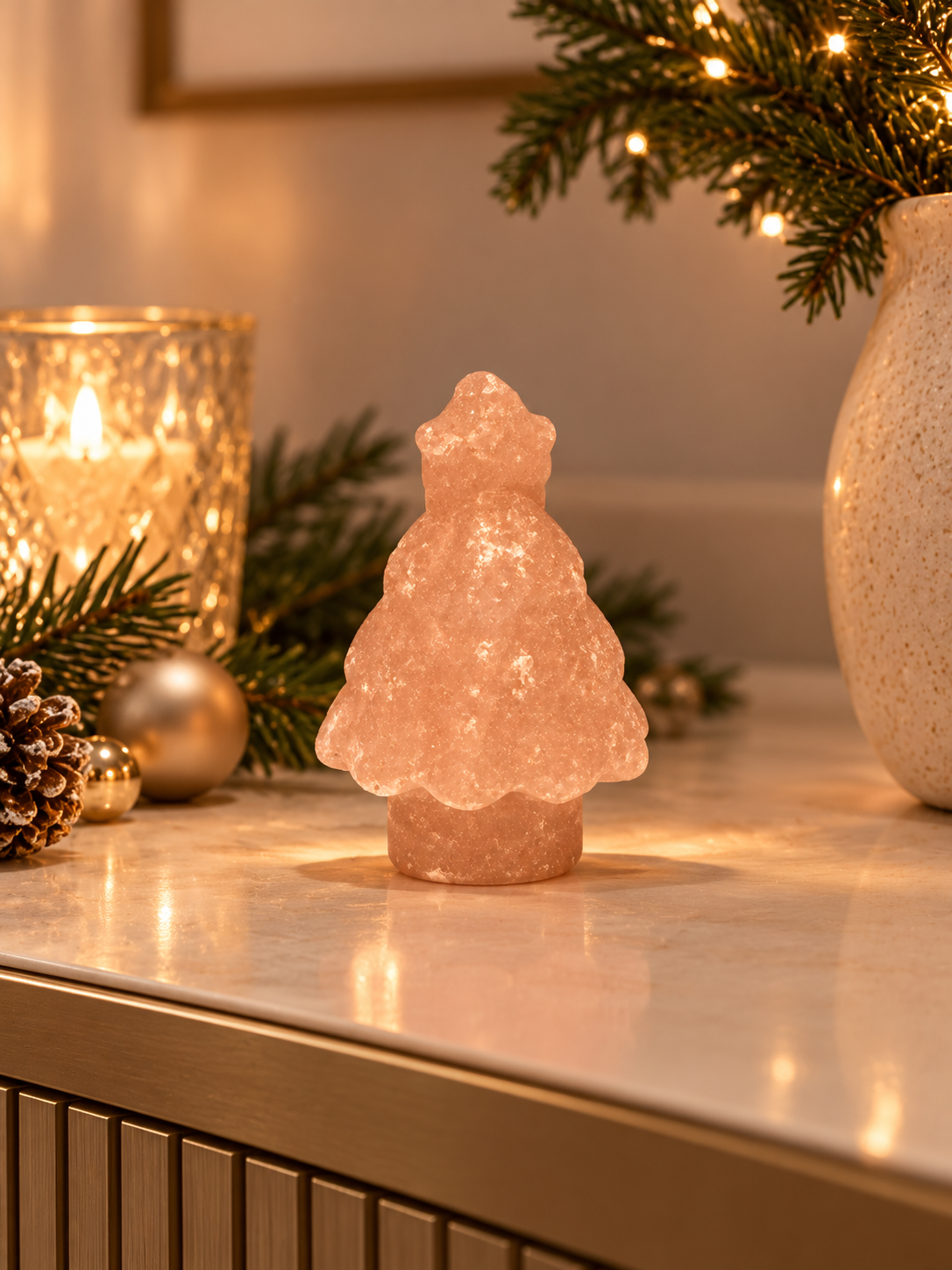 Kristall Weihnachtsdekoration Tannenbaum – 3,5 cm, ca. 20 g
