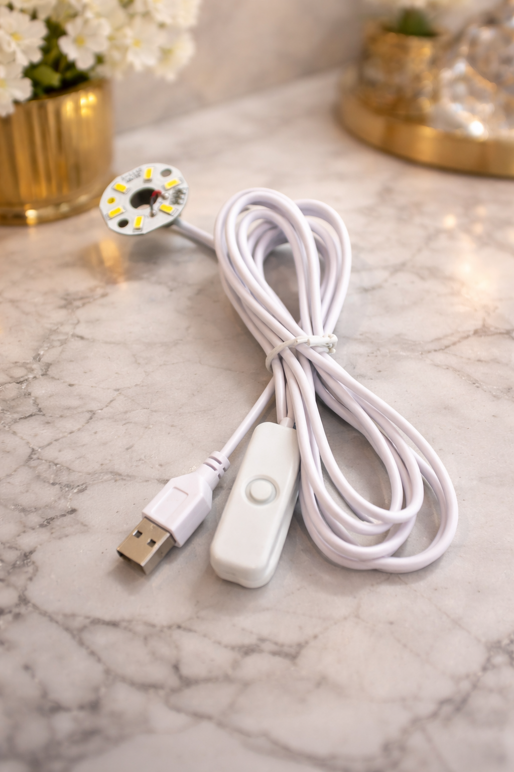 LED Bergkristalllampe Brasilien