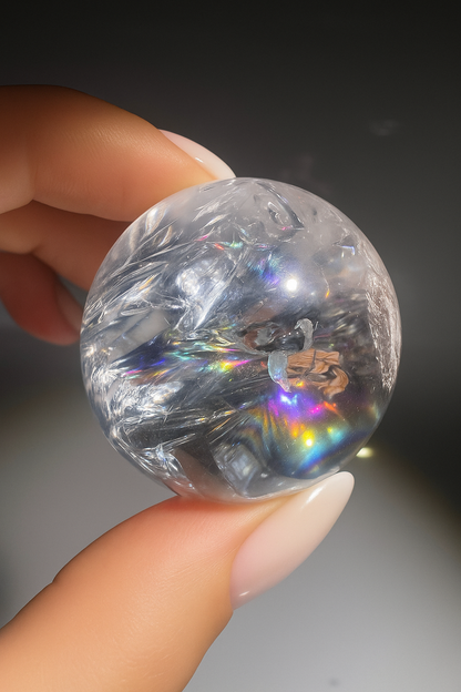 Lemurian Bergkristallkugel 3,6 cm Extra Qualität kaufen