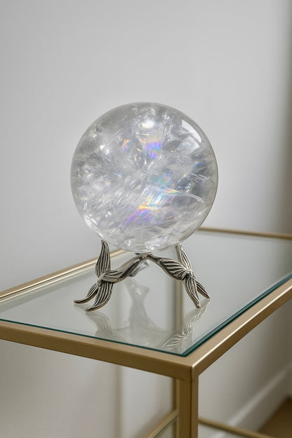 Lemurian Bergkristallkugel 7.4 cm 570 g – Extra Qualität kaufen