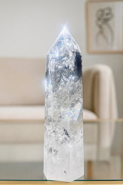 Lemurian Kristall 35 cm 3.68 kg ✨ Riesenstück aus Bahia, Brasilien