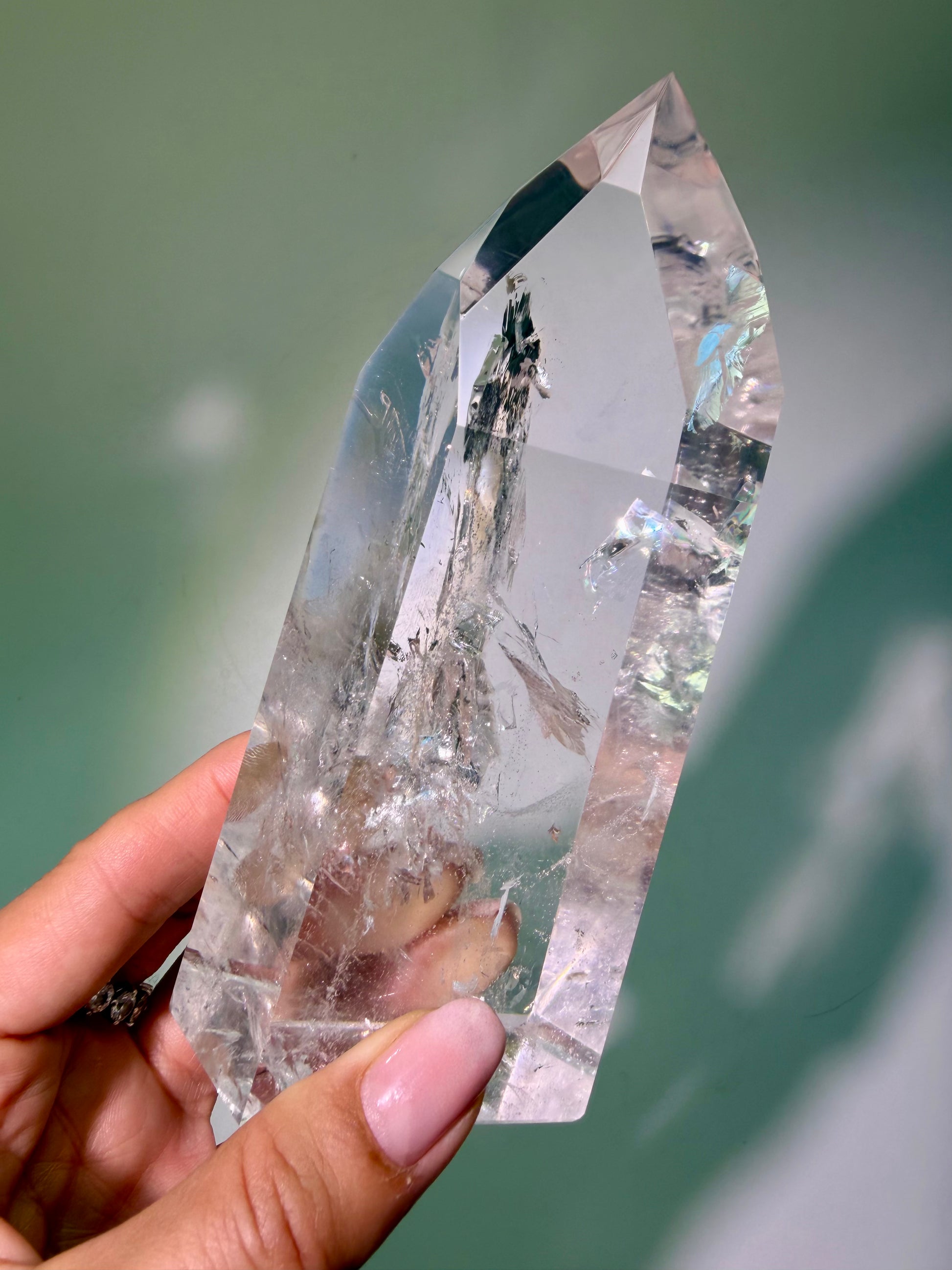 Lemurian Kristall aus Bahia – extra klar – 14 cm, 532 g