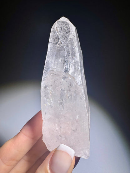 Lemurian Spitze Brasilien ✨ 9.5cm, 137g – Naturbelassene Qualität