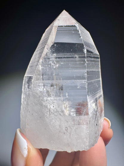 Lemurianer Kristallspitze 💫 5,5 cm – 91 g – Hochschwingend & faszinierend