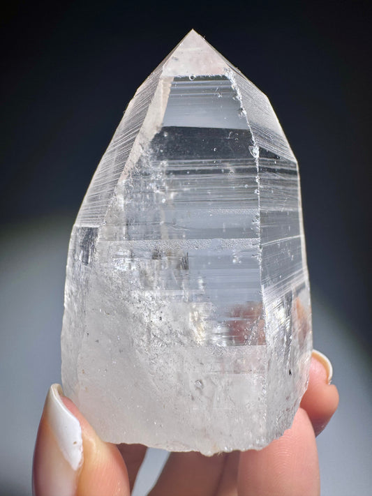 Lemurianer Kristallspitze 💫 5,5 cm – 91 g – Hochschwingend & faszinierend