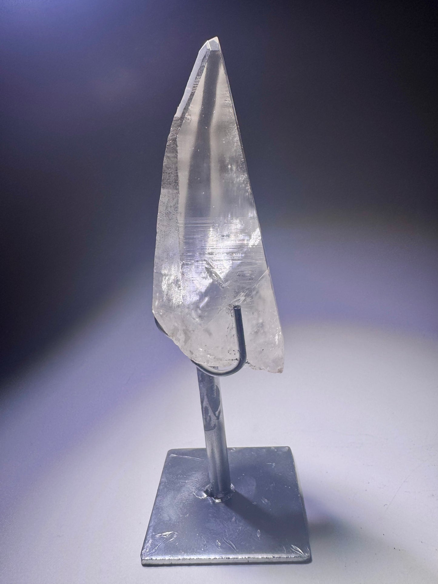 Lemurianer Kristallspitze Brasilien 9,1 cm transparent