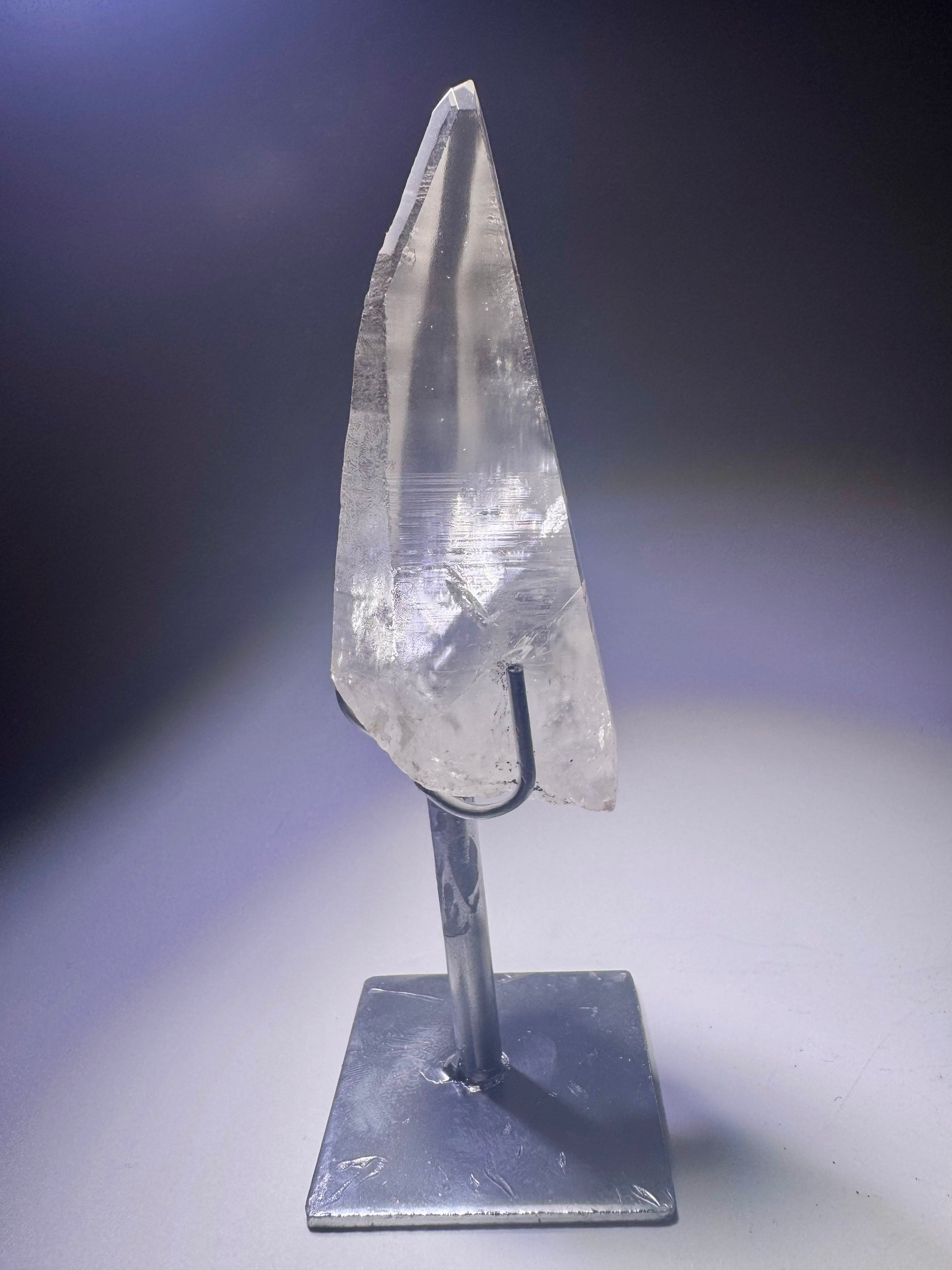 Lemurianer Kristallspitze Brasilien 9,1 cm transparent