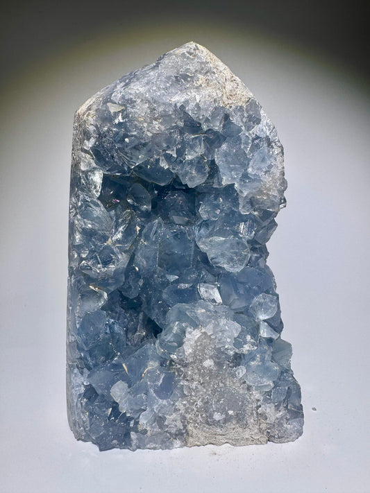 Madagaskar Celestin 13 cm – handverlesener Edelstein in Top-Qualität
