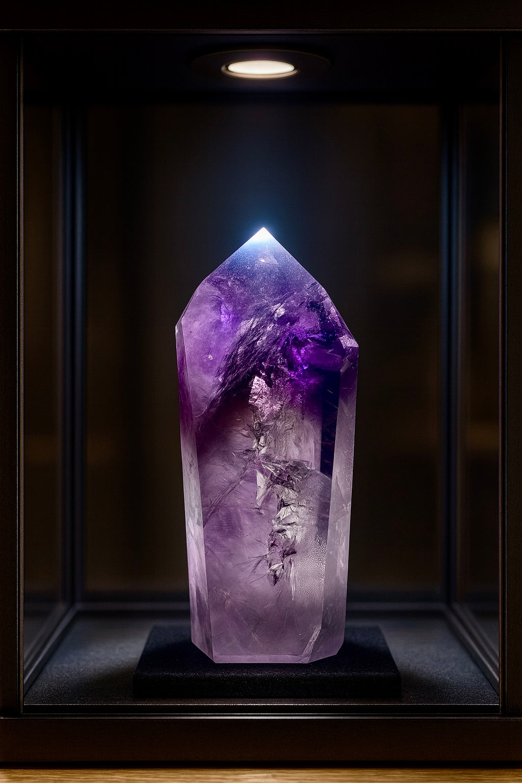 Majestätischer Phantom-Amethyst aus Brasilien – Premiumqualität, 9.7 cm, 157 g
