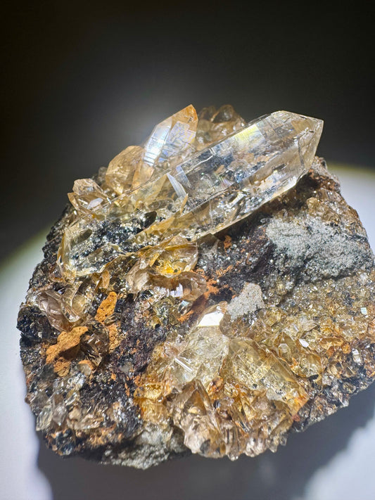 Museumsqualität: Himalaya-Quarz mit Titanhämatit 💫 – Klar wie Gletscherwasser