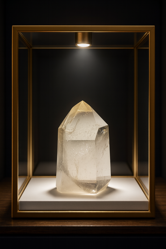 Natur-Citrin 5 cm –  Extra klare Premium Qualität Brasilien