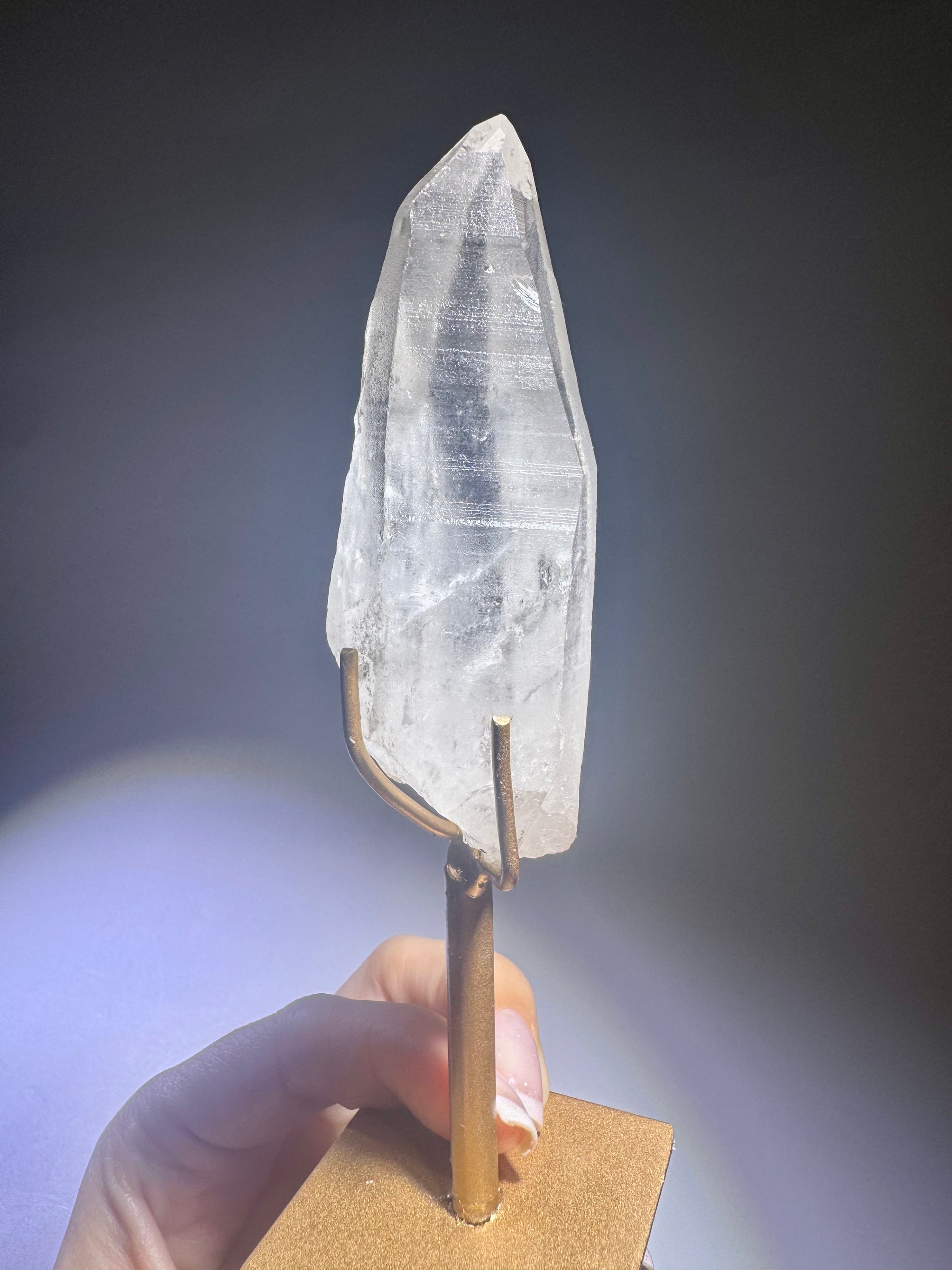 Naturbelassener Lemurianer Kristall aus Brasilien