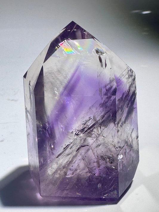 Phantom Amethyst Sammlerstück 71 g lila Kristall aus Brasilien