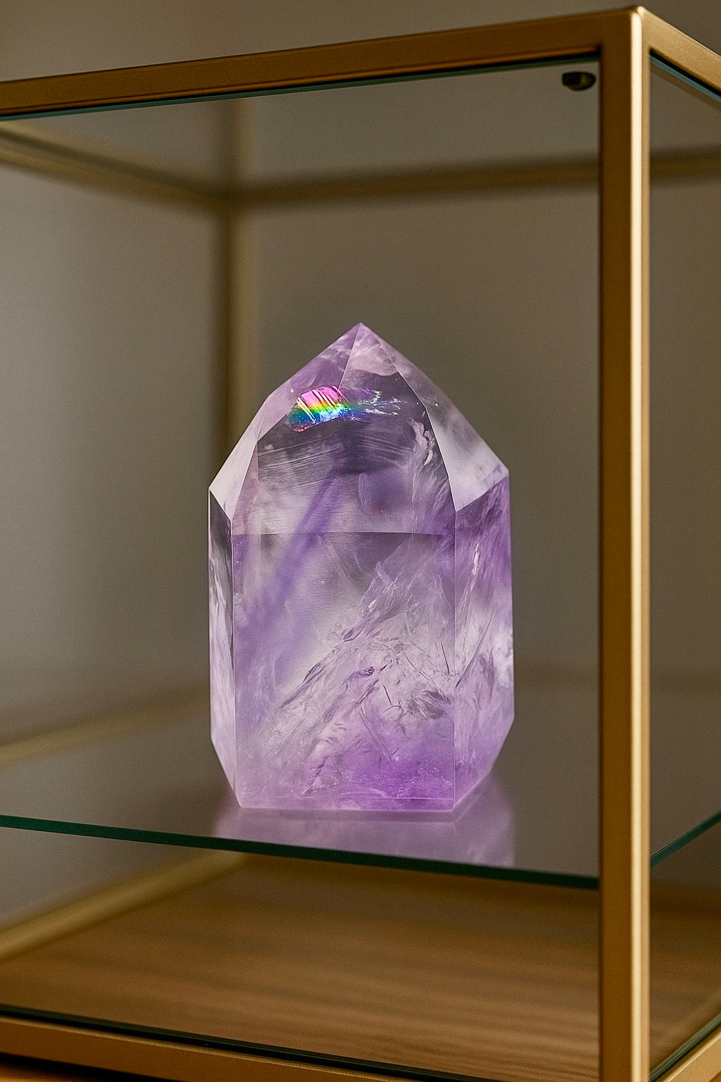 Phantom Amethyst kaufen – 5,2 cm 71 g Premiumkristall Brasilien