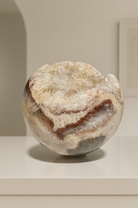 Pink Amethyst Kugel 9.5 cm – 1.36 kg | Seltene rosa Kristallkugel