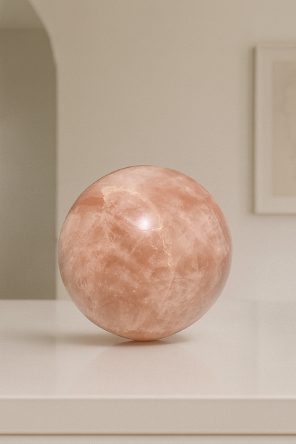 Pink Amethyst Kugel 9.5 cm – 1.36 kg | Seltene rosa Kristallkugel 💕✨