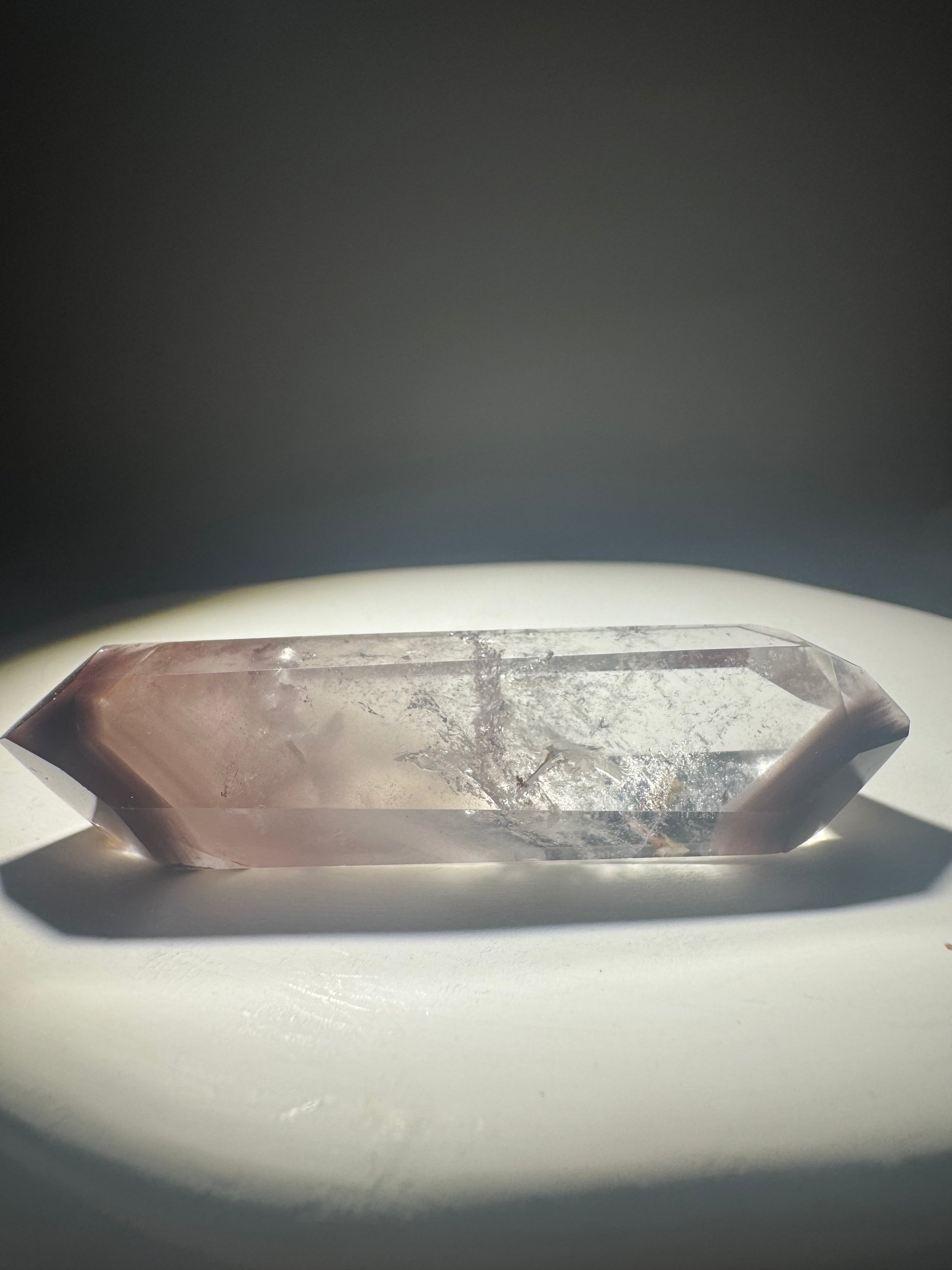 Pink Lithium Doppeländer 7 cm mit faszinierenden Phantomen